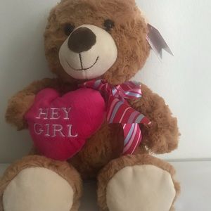 Beautiful Bear 🐻with colored heart ❤️